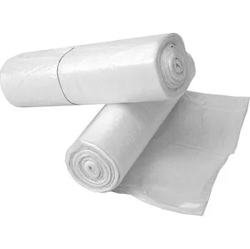 Pytle na odpadky Sáček 490x600, 7mi, bílý, HDPE, 30 - 35 L, 1 bal. = 40 ks
