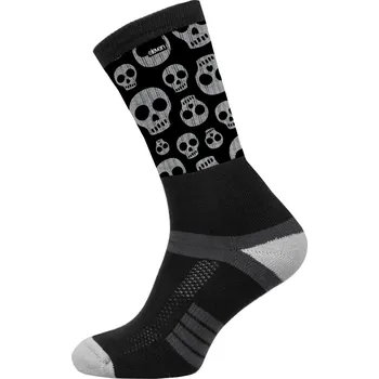 Dámské ponožky Ponožky Eleven Suba Cute Skulls Black Velikost: M (39-41)