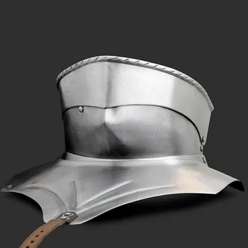 Karnevalový kostým Marshal Historical Německý plátový nákrčník s pohyblivými lamelami, 1450–1520