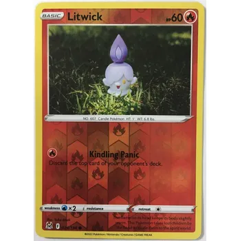 Společenská hra Pokémon karta Litwick 024/196 Reverse Holo - Lost Origin