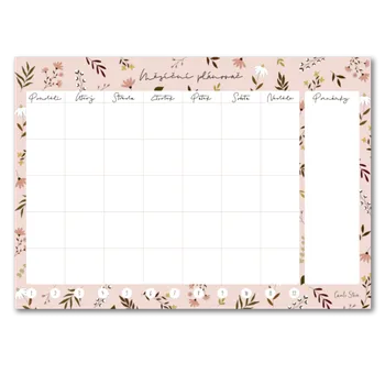Kalendář Canli Měsíční plánovač Flower (A4)