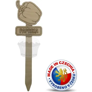 VypálímTi.cz Zahradní zápich - paprika