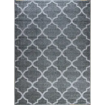Koberec Kusový koberec Berfin Dywany Lagos 1052 Grey, moderní geometrický design, 160x230 cm Rozměry koberců: 140x190