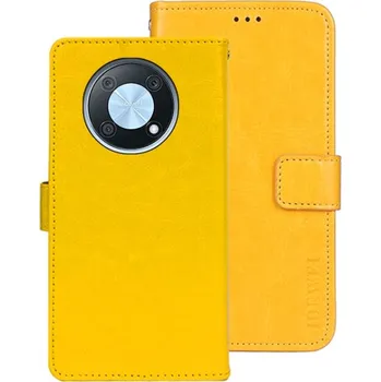 Pouzdro na tablet VSECHNONAMOBIL 64632 IDEWEI Peněženkový kryt Huawei Nova Y90 žlutý