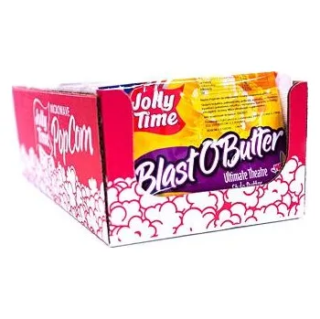 Bonbon Jolly Time Blast O Butter popkorn s máslovou příchutí 100 g Celé Balení 18 ks