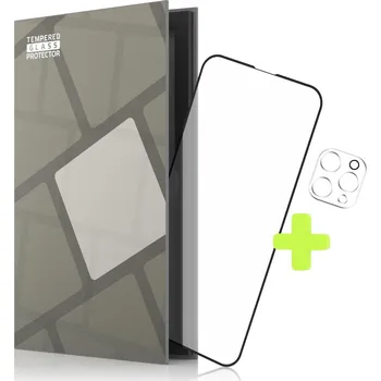 Ochranné sklo Tempered Glass Protector rámečkové pro iPhone 13 Pro + sklo na kameru (Case Friendly)