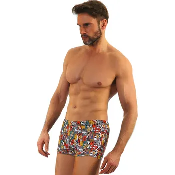 Boxerky PÁNSKÉ BOXERKY BM10 BARBER L