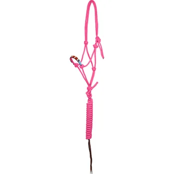 Pool's Set provazové ohlávky s vodítkem Pearls Pool's, COB/FULL, pink