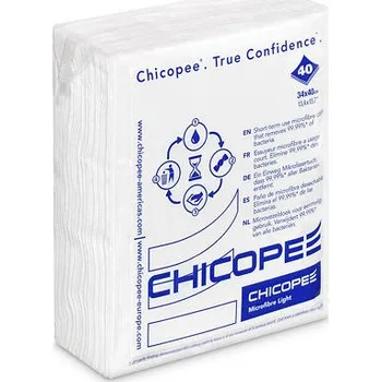 Utěrka CHIC MICROFIBRE LIGHT utěrka, sklad, 1 balení = 40 utěrek, 1 vrstvá, bílá