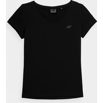 Dámské tričko 4F 4FAW23TTSHF0941 DEEP BLACK Dámské tričko US XL