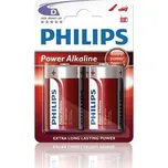 Philips Baterie PowerLife D LR20 P2B10 2ks (buřty)