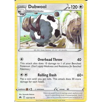 Sběratelská karetní hra Pokémon karta Dubwool 122/159 - Crown Zenith