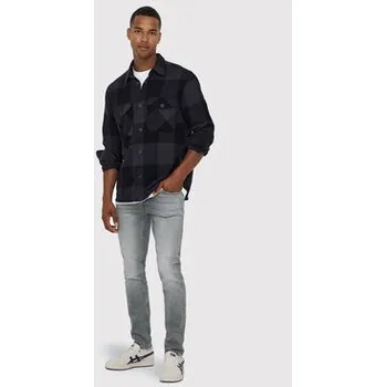 Pánské kalhoty Only & Sons Jeansy Loom 22023227 Šedá Slim Fit 28_34