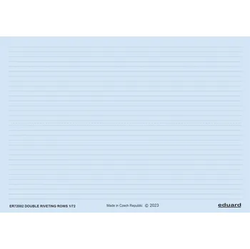 Plastikový model 1/72 Double riveting rows