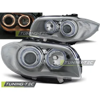 Přední světlomet PŘEDNÍ SVĚTLA ANGEL EYES CHROME pro BMW 1 E87/E81/82/88 04-11