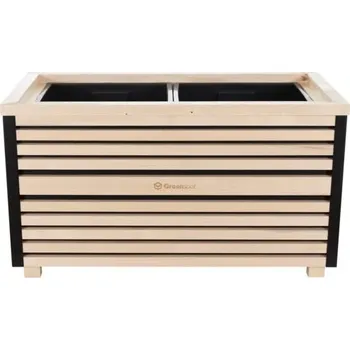 Květináč Dřevěný truhlík GREENSpot Excellent 80x40 cm - přírodní dřevo