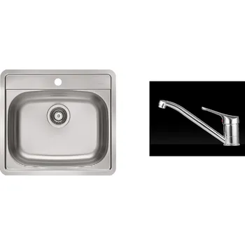 Alveus More 10 Set - různé typy baterií Dřez / Set: Set, Baterie: Set Rivirea X