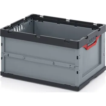 paleta Skládací přepravky bez víka 60 x 40 x 32 cm - Stříbrošedá - materiál: PP - FB 64/32