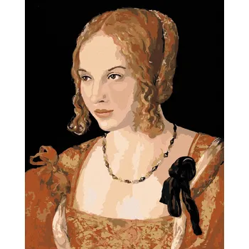 Diamondi Diamantové malování - PORTRÉT MLADÉ BENÁTSKÉ ŽENY (ALBRECHT DÜRER) Rozměr: 40x50 cm, Rámování: bez rámu a bez vypnutí plátna