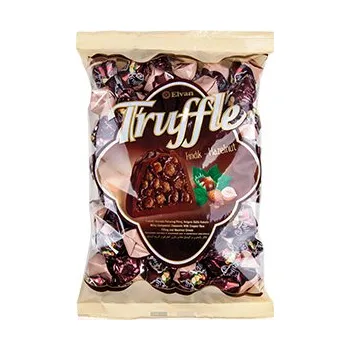 Cukrovinka Bonbóny (pralinky) ELVAN TRUFFLE 1 kg - pralinky v čokoládě OŘÍŠEK (pralinky s oříškovou náplní / velké balení 1 kg)