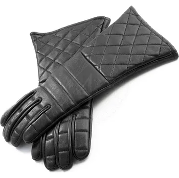 Rukavice Marshal Historical Kožené šermířské rukavice „Duelist“ – černé