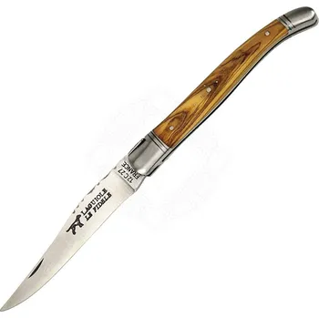 Pracovní nůž Laguiole Kapesní nůž Laguiole, střenka obložená olivovým dřevem