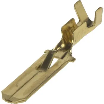 Auto elektroinstalace Zástrčka plochá neizol 6,3mm, 100 ks