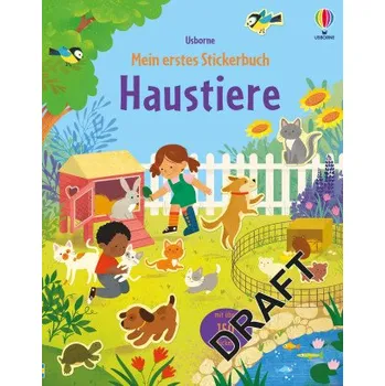 První čtění Mein erstes Stickerbuch: Haustiere – Manuela Berti (DE)