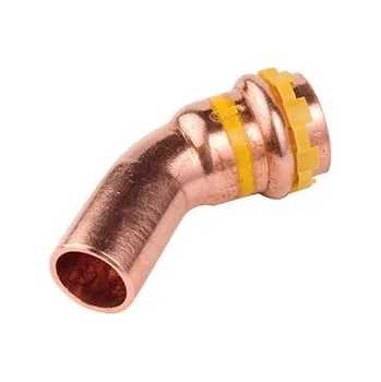 rozdělovač topení VSH SudoPress CU Koleno CU lisovací plyn 45° MF 18 press