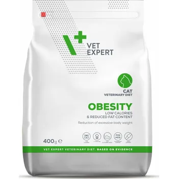 Krmivo pro kočku VetExpert OBESITY CAT - veterinární suché granule pro kočky Balení.: 400 g