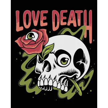 Diamondi Diamantové malování - LEBKA S RŮŽEMI Rozměr: 40x50 cm, Rámování: bez rámu a bez vypnutí plátna