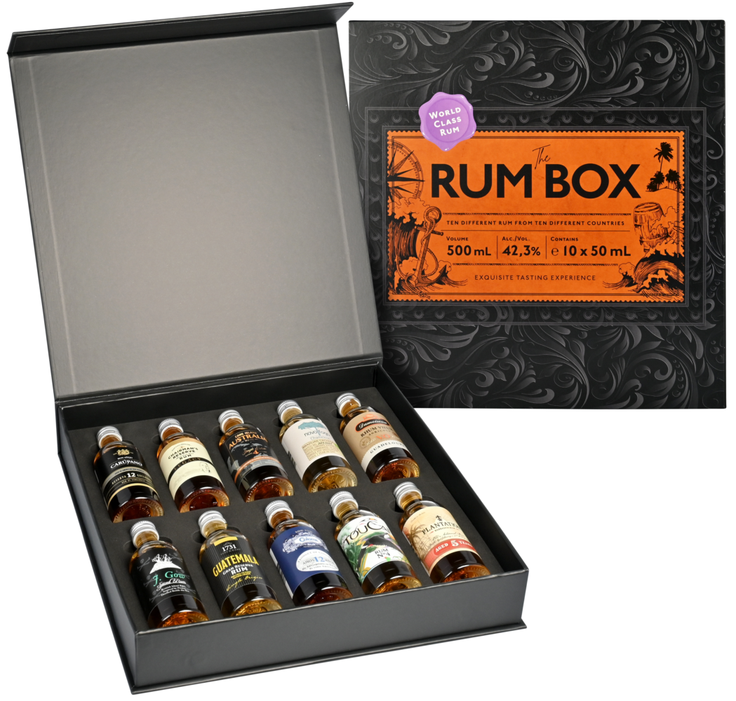 The Rum Box 10 x 0,05 l Purple Edition (set)