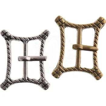 Sběratelství Brass Buckles Ozdobná dvojitá sub-obdélníková přezka, 1450 - 1600