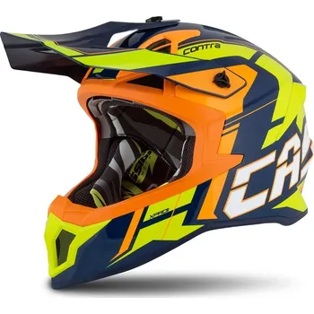 Helma na motorku Přilba cross pro ii contra, cassida (žlutá fluo/oranžová/modrá, vel. 2xl)