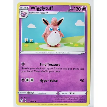 Karetní hra Pokémon karta Wigglytuff 111/264 - Fusion Strike