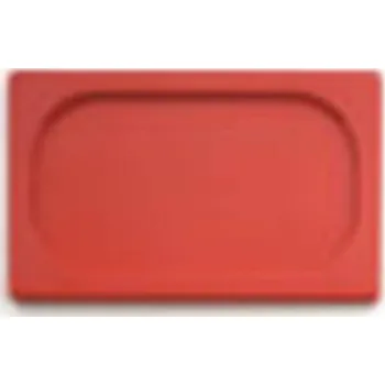 Dóza na potraviny Sambonet Paderno Industrie VÍKO GN 1/2 POLYPROPYLENOVÉ ČERVENÉ