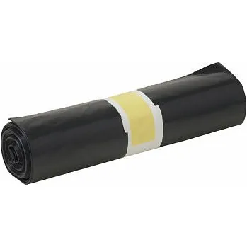 Pytle na odpadky Pytel 80, 700x1100, černý, LDPE, 120 L, 1 bal. = 15 ks