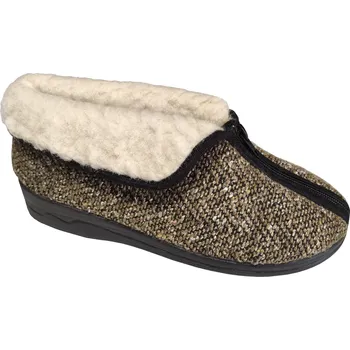 Dámské pantofle Dámské pantofle ADANEX DD 18491 zateplené zelená 41