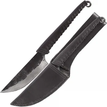 Replika zbraně Deepeka Kovaný nůž 21cm s rukojetí obalenou kůží