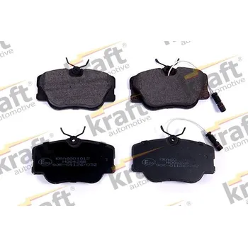 Brzdová destička Sada brzdových destiček, kotoučová brzda KRAFT AUTOMOTIVE 6001012