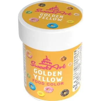 Potravinářské barvivo SweetArt gelová barva Golden Yellow (30 g)