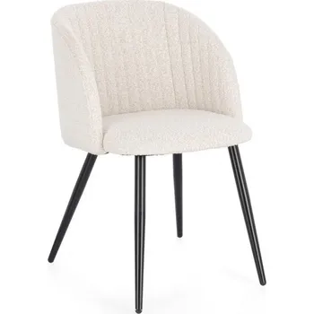 Jídelní židle BIZZOTTO Jídelní židle QUEEN bílé bouclé 0734369