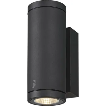 Nástěnné svítidlo BIG WHITE ENOLA ROUND UP/DOWN S Outdoor, nástěnné LED svítidlo, antracitové 1003424