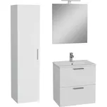 Koupelnová sestava s umyvadlem 60 cm včetně umyvadlové baterie, vtoku a sifonu VitrA Mia bílá KSETMIA60B