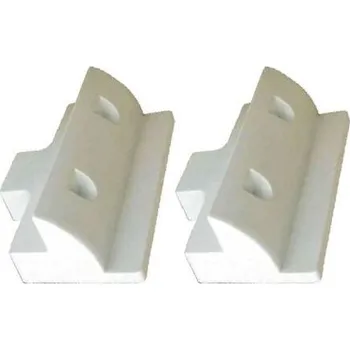 Příslušenství ke karavanu Rovný profil pro solární panely, 2 ks - bílé