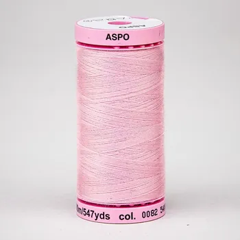 Nit Univerzální šicí nit Amann ASPO 120 polyesterová, světle růžová 0082, návin 500m