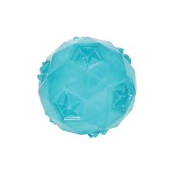 Hračka pes míček TPR POP BALL 6cm tyrkysová Zolux
