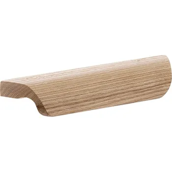 Nábytkové kování TULIP Úchytka Wave 96 mm dub lakovaný + šroubky (TULIP Úchytka Wave 96 mm dub lakovaný + šroubky)