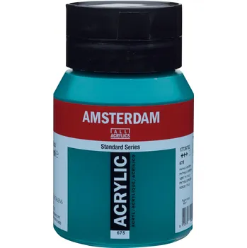 Vodová barva Akrylová barva Amsterdam Standard - 675 Phthalo Green Objem: 500 ml