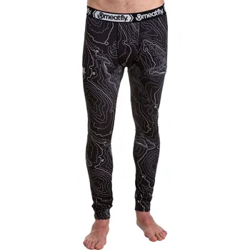 Pánské termoprádlo Pánské termo kalhoty Meatfly Sloan černá L